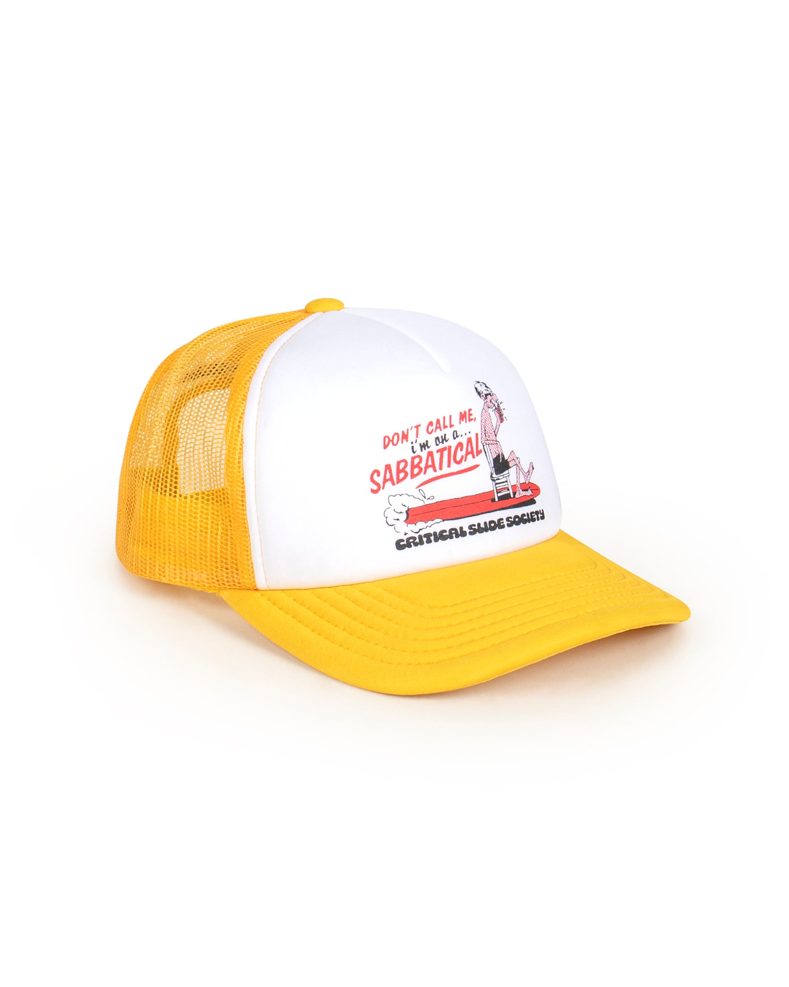 Sabbatical Mesh Trucker Yellow