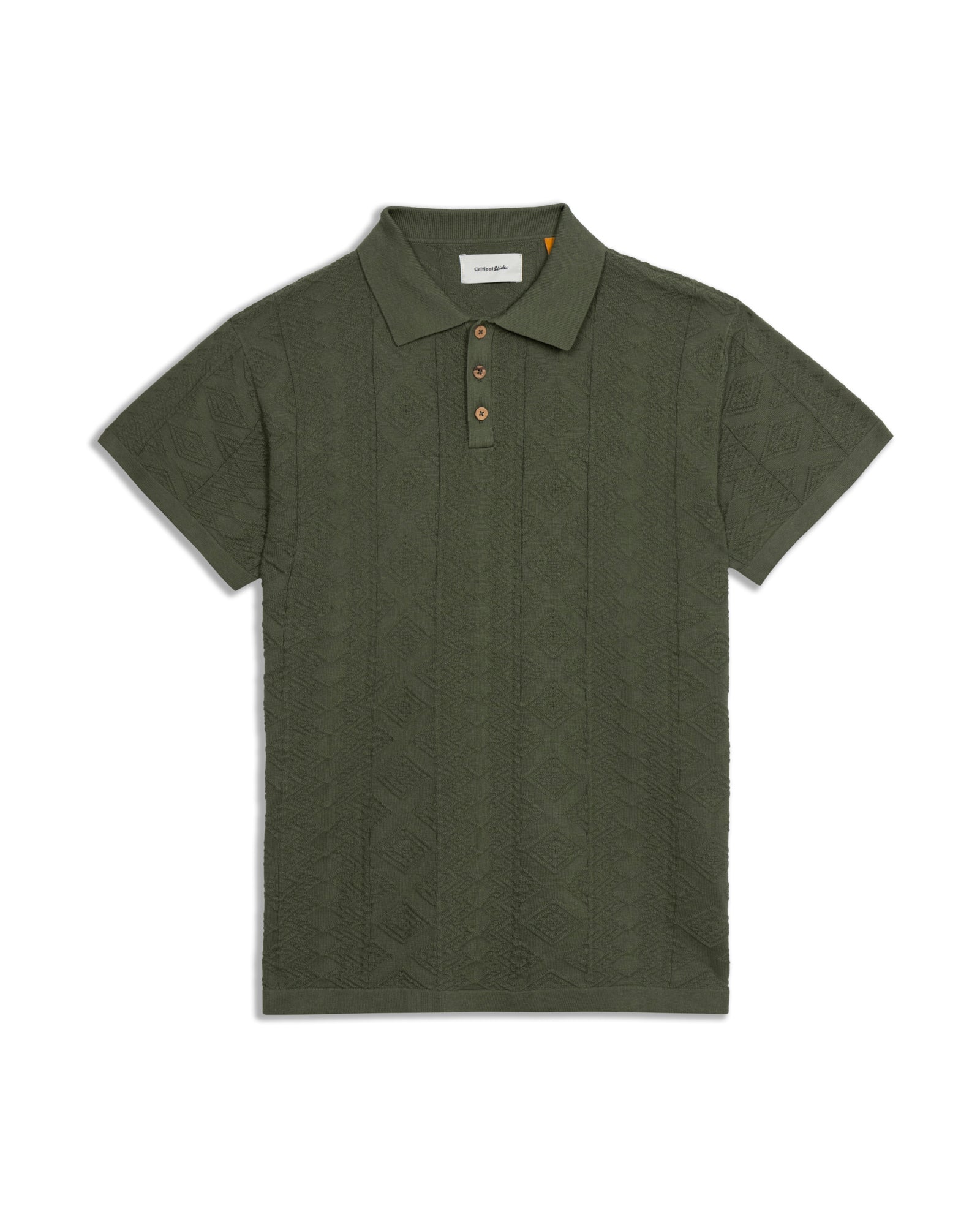 leinwande knit polo グリーン leinwande knit polo グリーン ニットポロシャツ｜グリーン