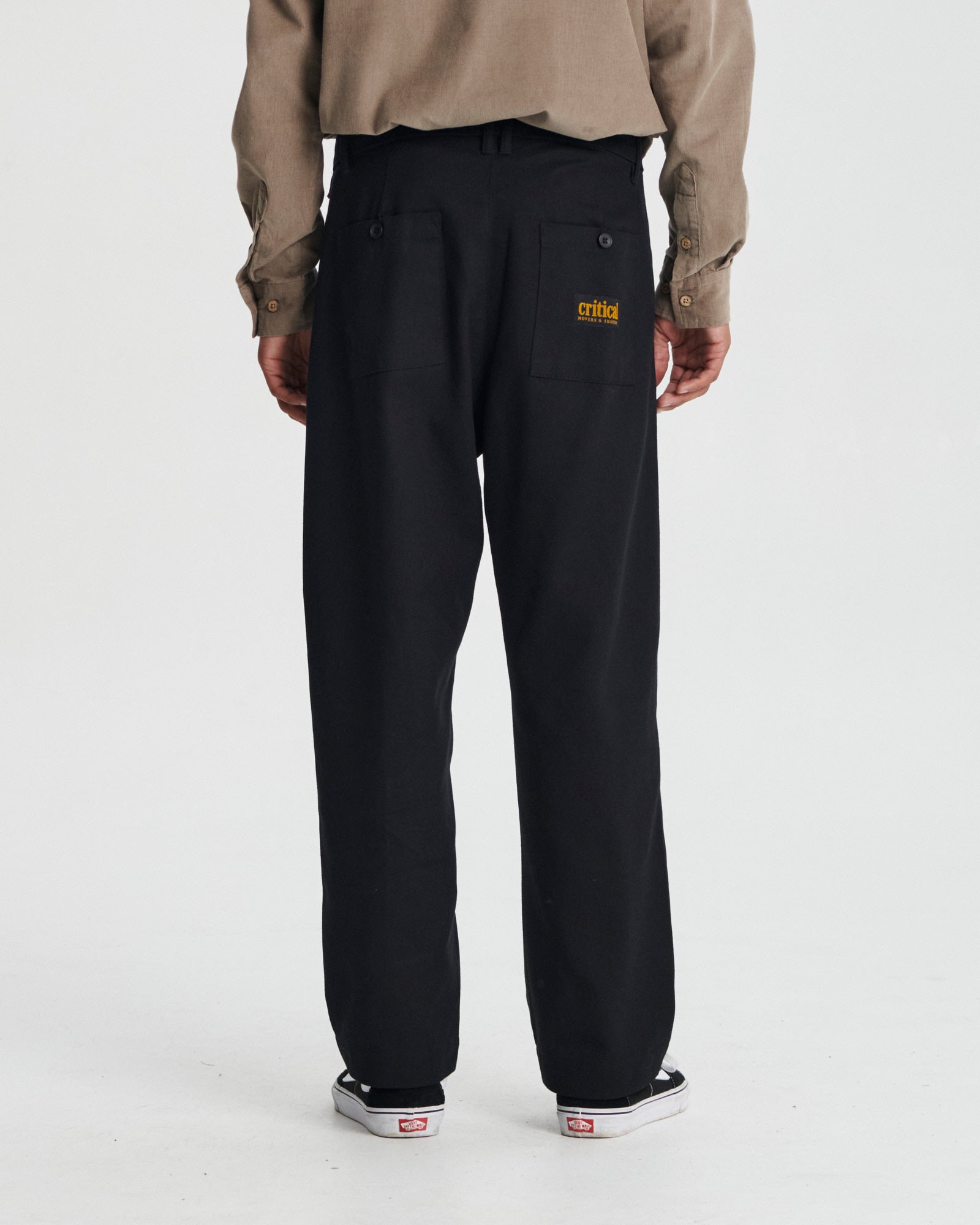 Harro Twill Pleat Pant - Black – The Critical Slide Society