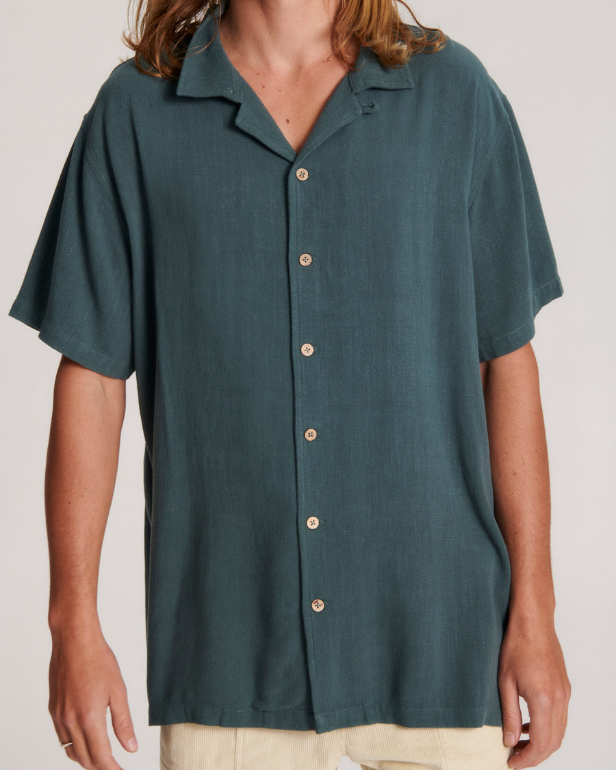 Ernie Ss Resort Shirt - Green