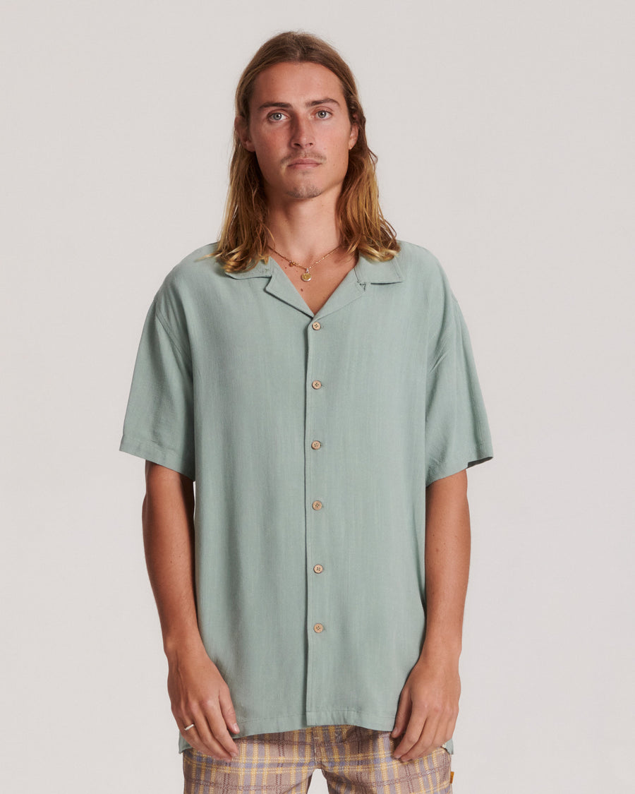 Ernie Resort Shirt - Seagrass