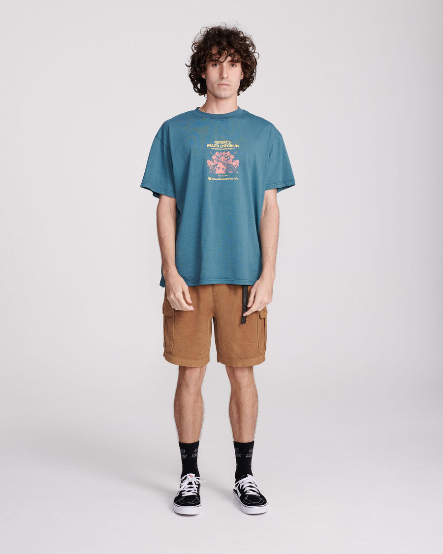 ADVENTURE CORDUROY CARGO SHORT - CAMEL