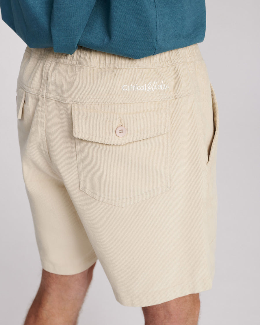 ALL DAY CORD WALKSHORT - ECRU