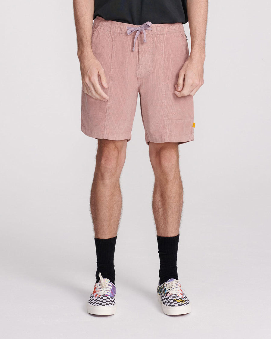 ALL DAY CORD WALKSHORT - WINE