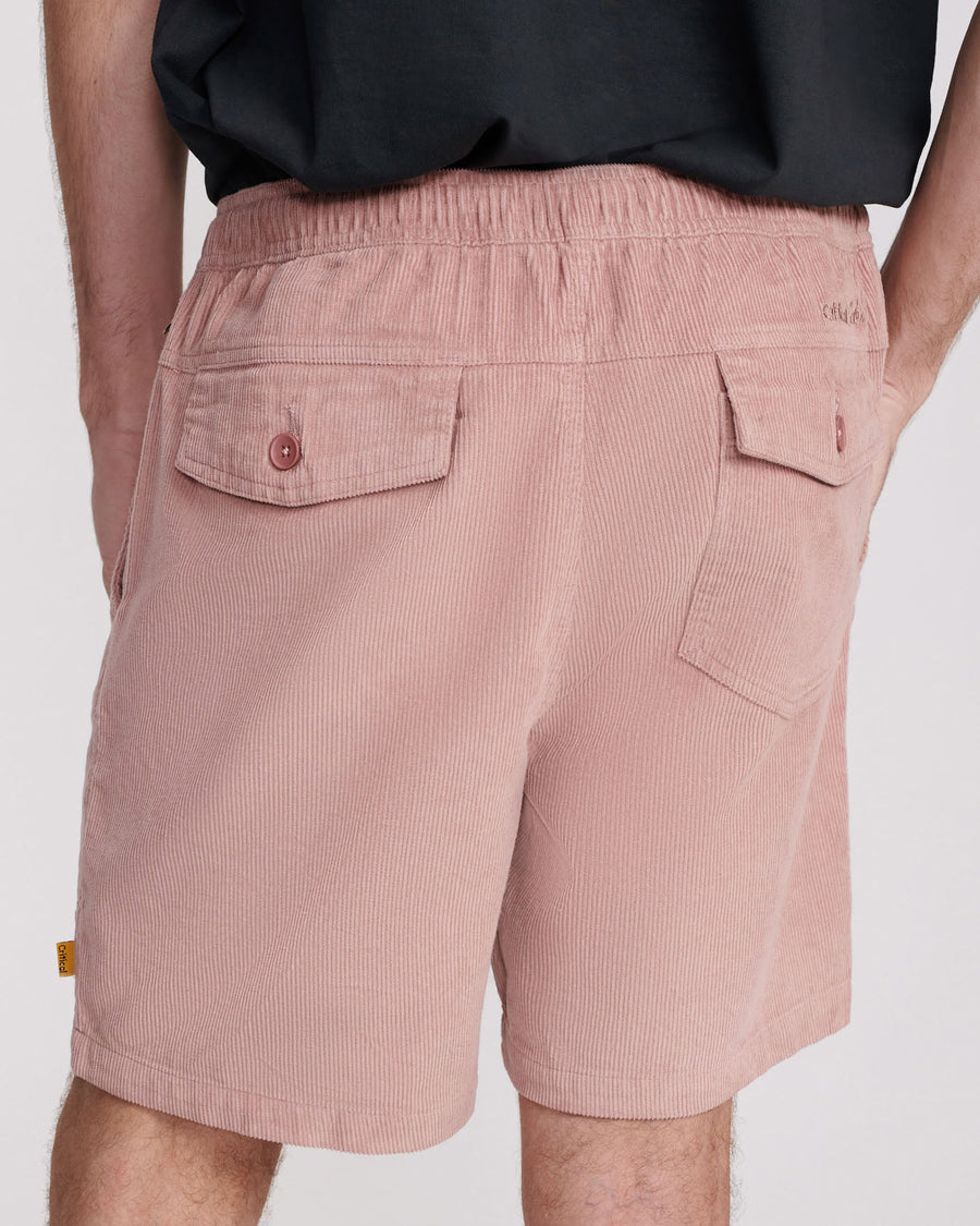 ALL DAY CORD WALKSHORT - WINE