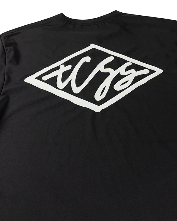 Scribble Longsleeve Rashie - Black