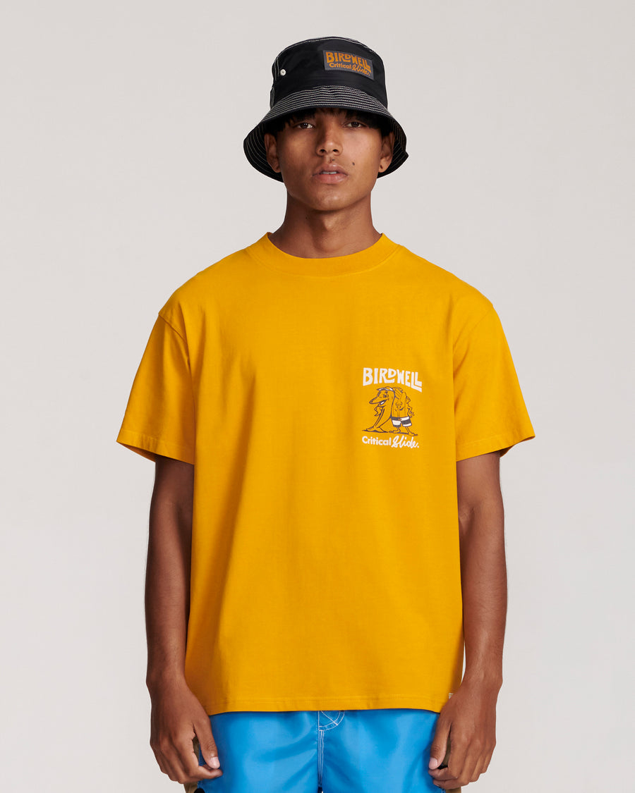 Birdwell x TCSS Dolfin Tee - Mustard