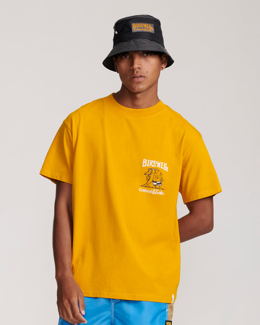 Birdwell x TCSS Dolfin Tee - Mustard