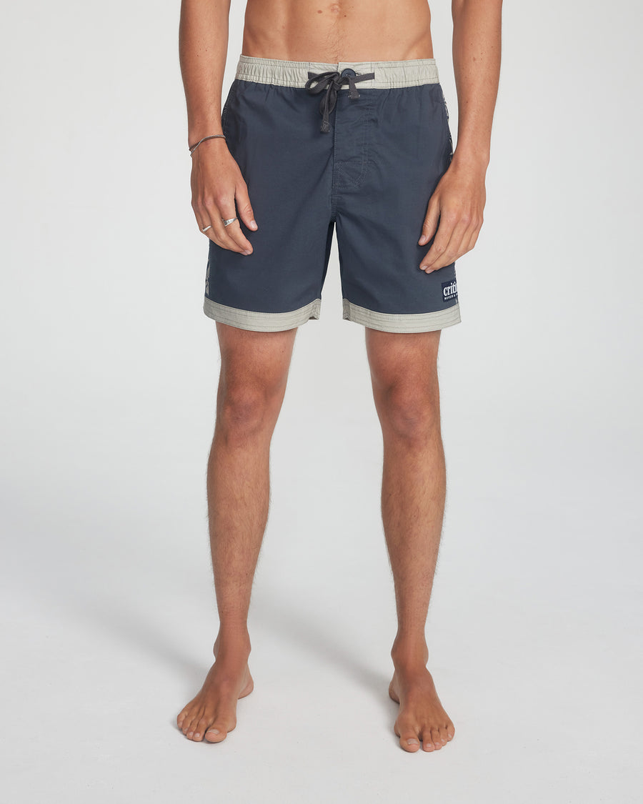 Drip Mixed Tape Boardshort - Black