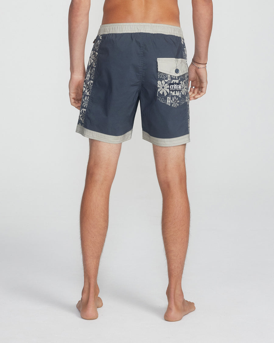 Drip Mixed Tape Boardshort - Black