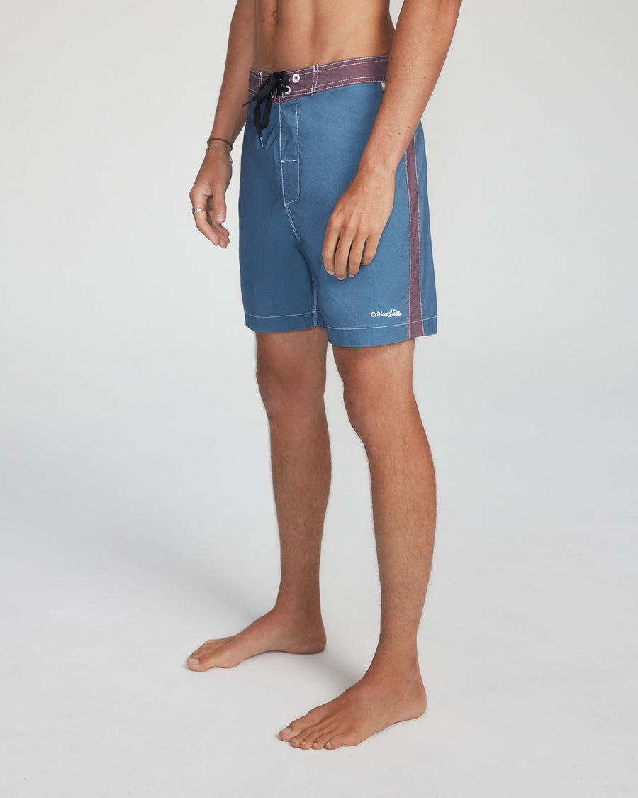 Cahoots Contrast Boardshort  - Aegean