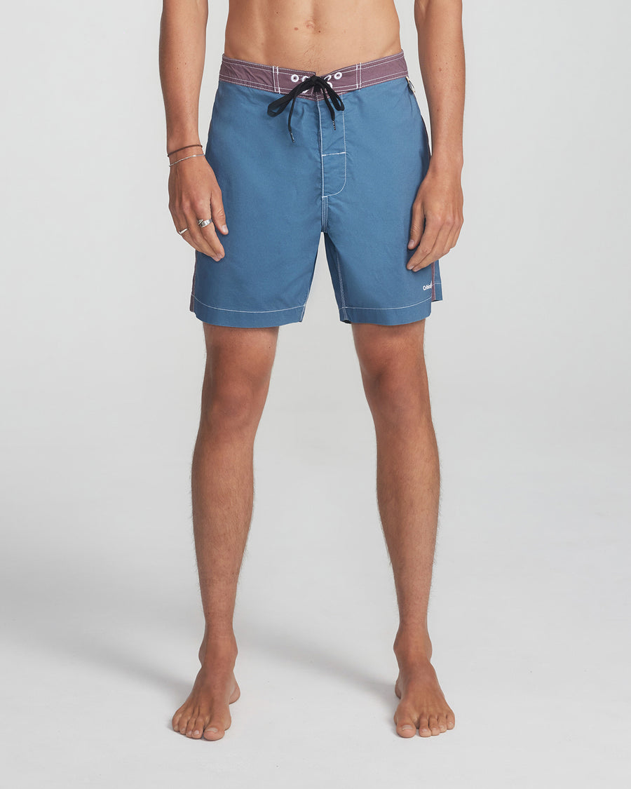 Cahoots Contrast Boardshort  - Aegean