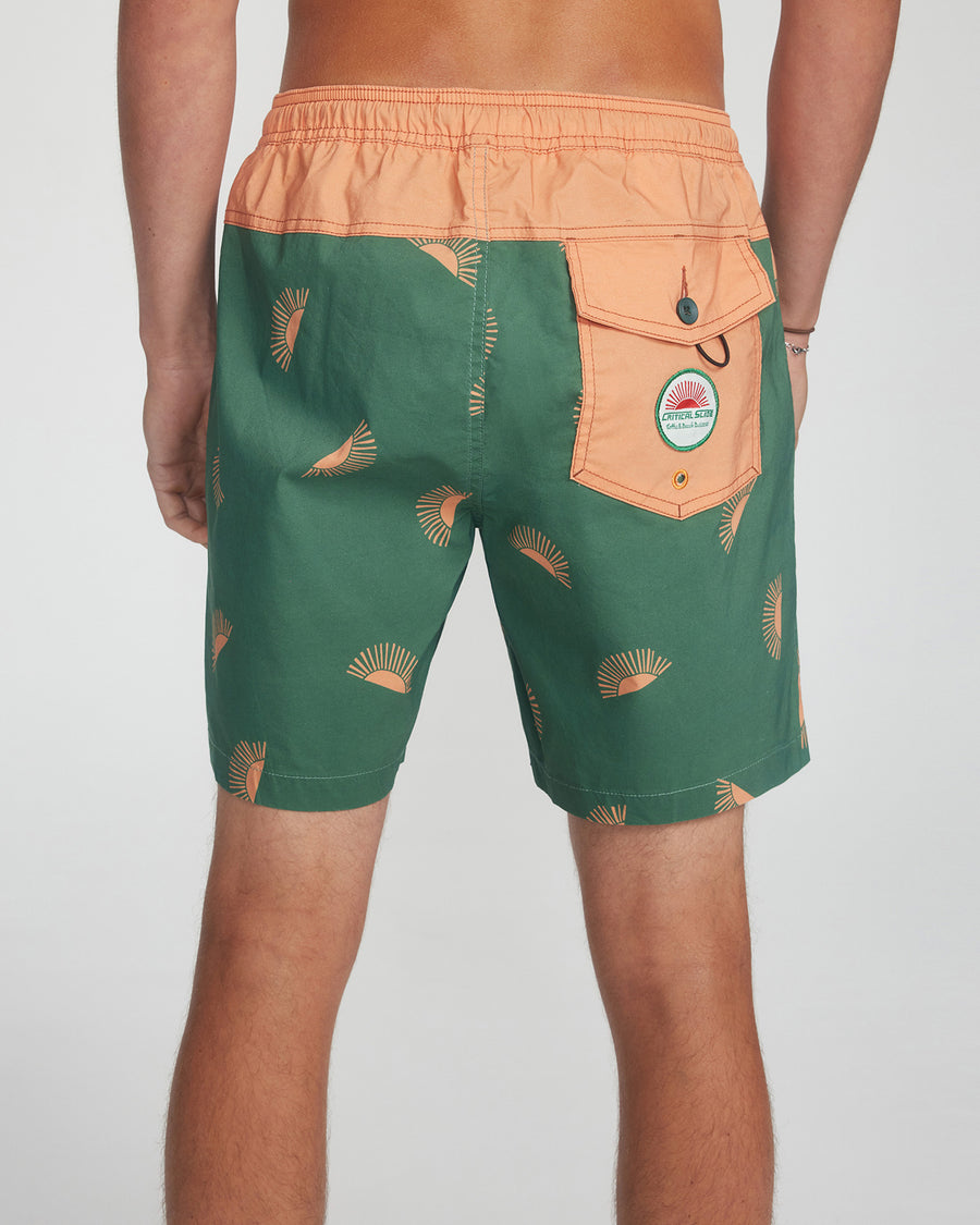 Rising Sun Trunk - Green