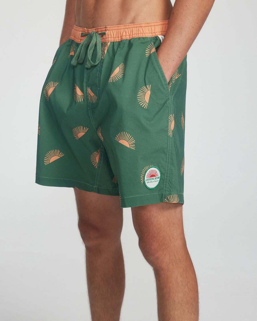 Rising Sun Trunk - Green