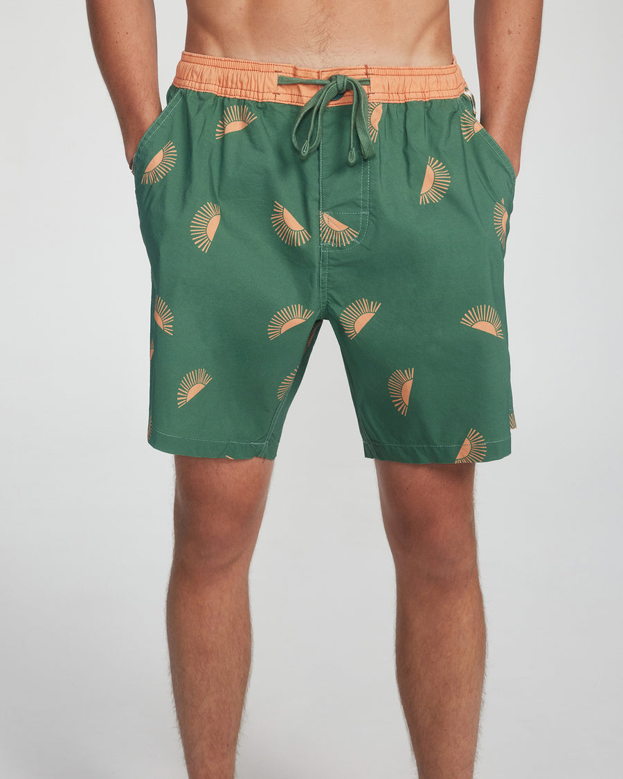 Rising Sun Trunk - Green