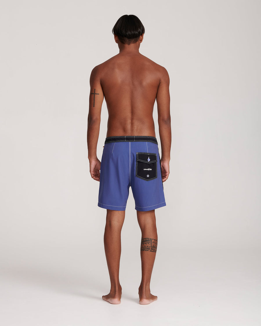 Cahoots 17" Boardshort - Blueberry