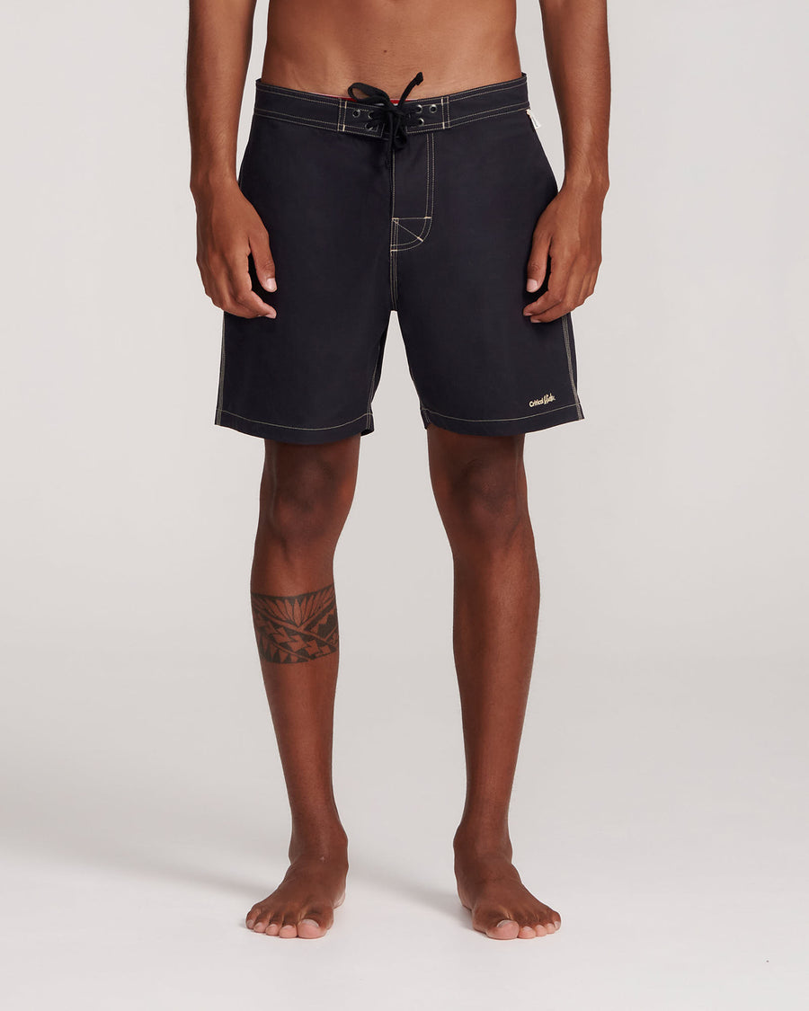 Cahoots 17" Boardshort - Black
