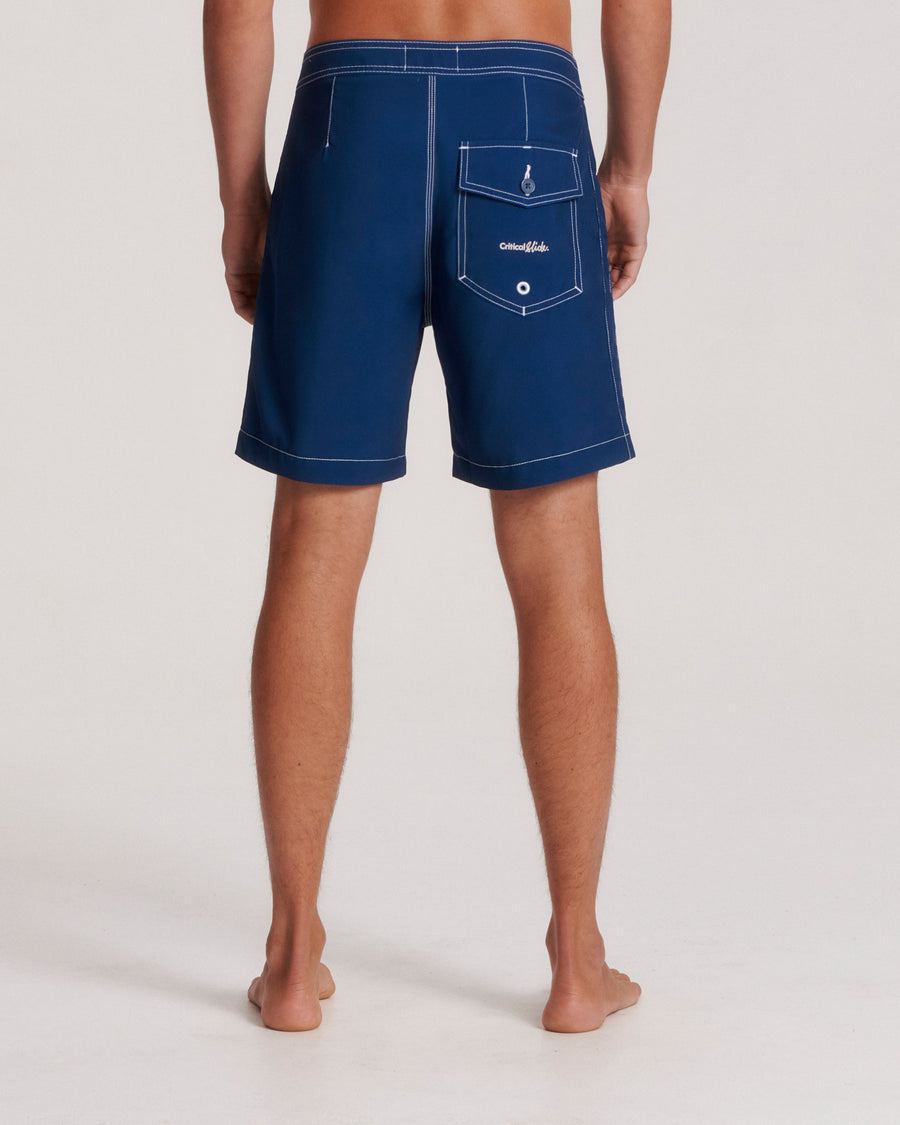 Cahoots 17" Boardshort - Worker Blue