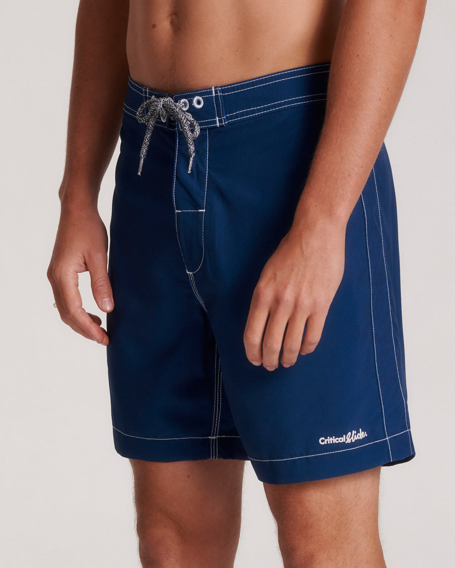 Cahoots 17" Boardshort - Worker Blue