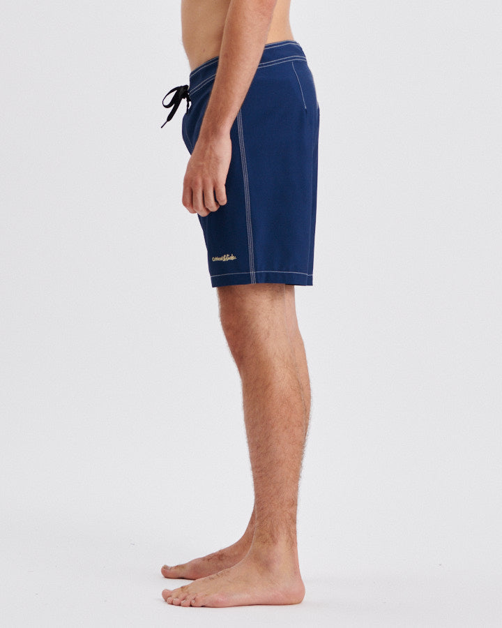 Cahoots 17" Boardshort - Worker Blue