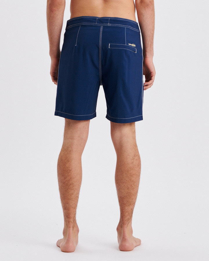 Cahoots 17" Boardshort - Worker Blue