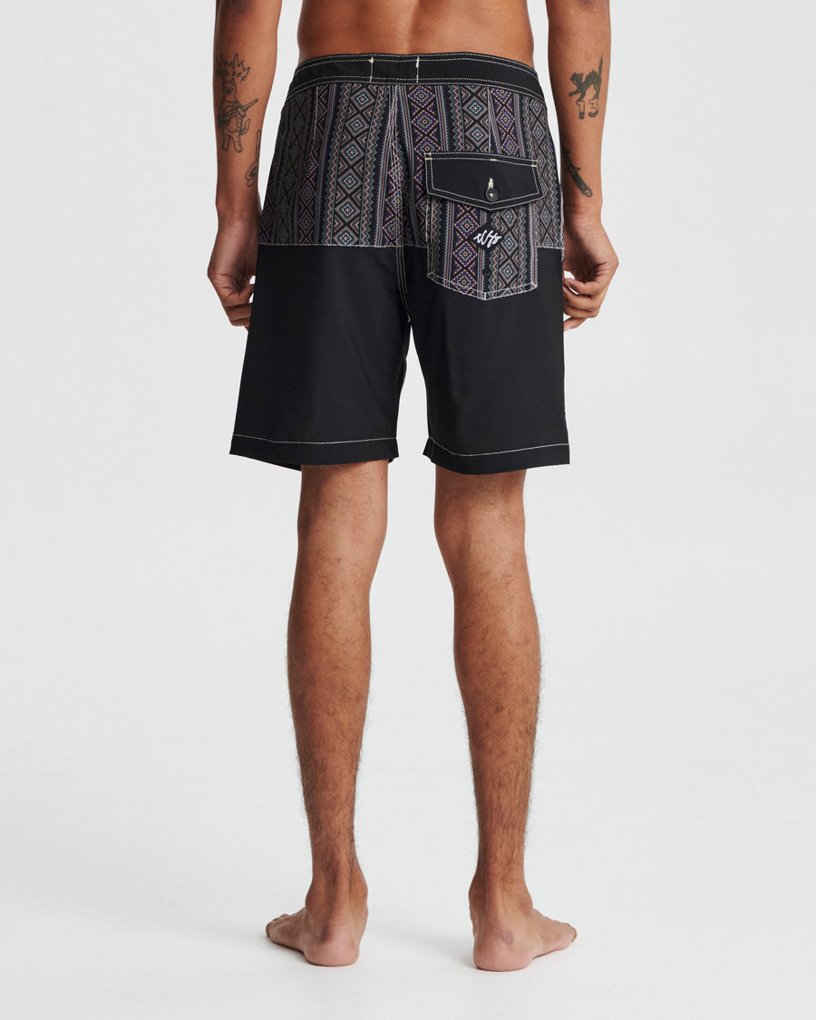 Trader 18" Boardshort - Black