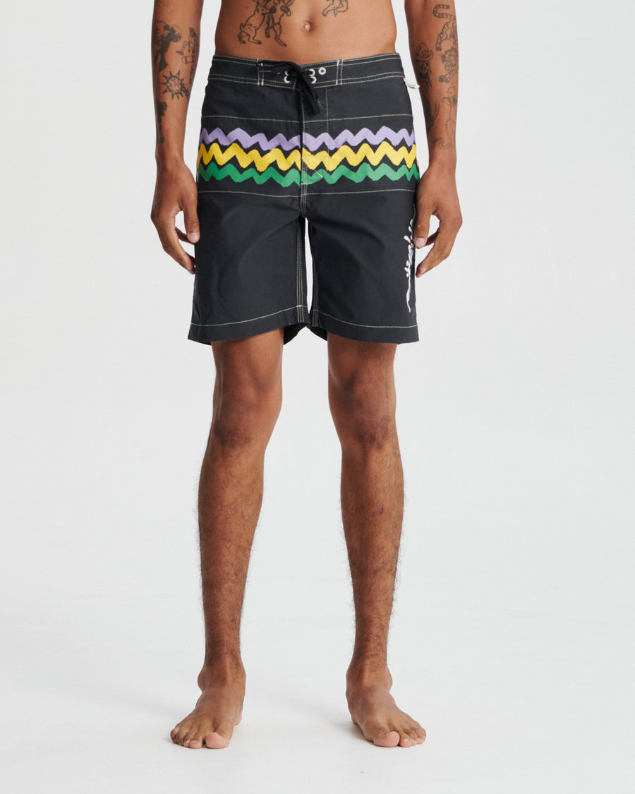 Disco 18" Boardshort - Black
