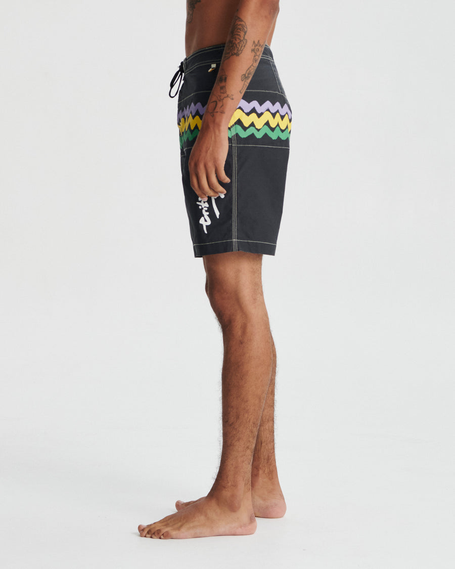 Disco 18" Boardshort - Black