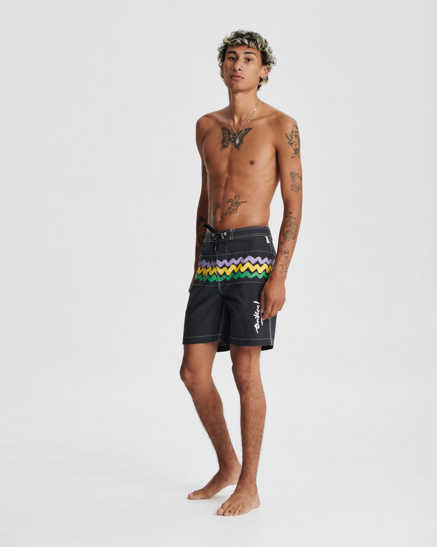 Disco 18" Boardshort - Black