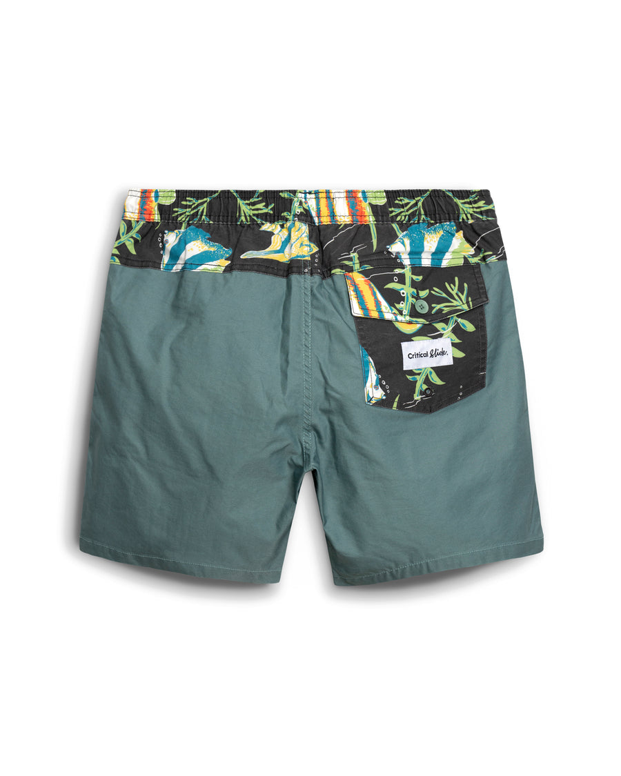 Tropical Plain Jane 16" Trunk - Green