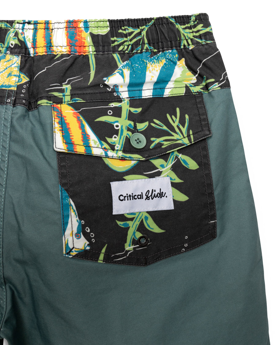 Tropical Plain Jane 16" Trunk - Green