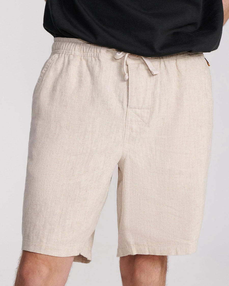 CRUISER LINEN WALKSHORT - ECRU