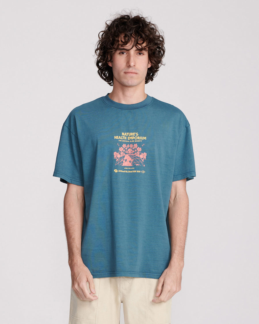 EMPORIUM TEE - TEAL