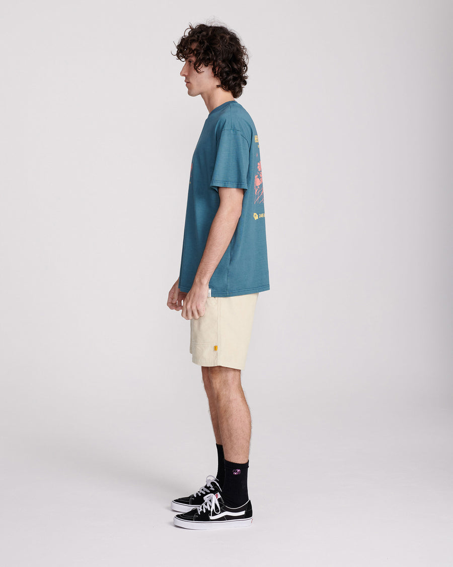 EMPORIUM TEE - TEAL