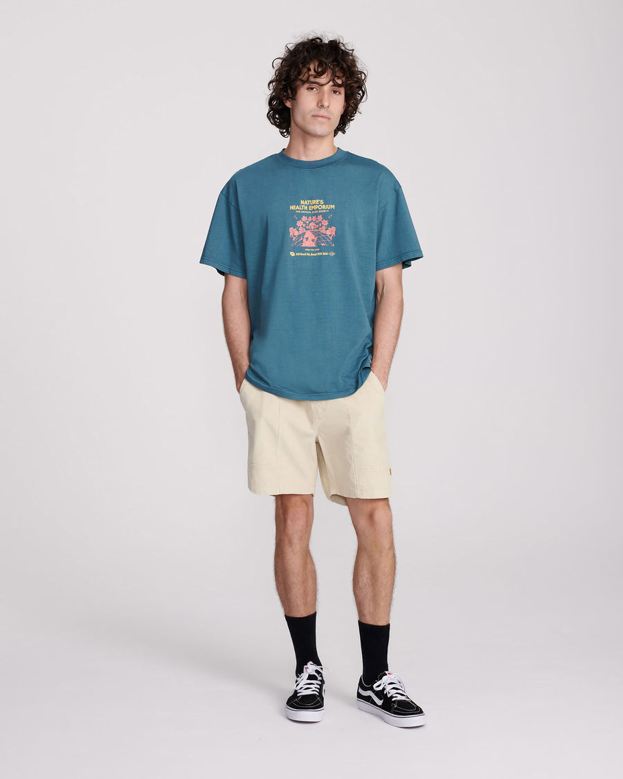 EMPORIUM TEE - TEAL