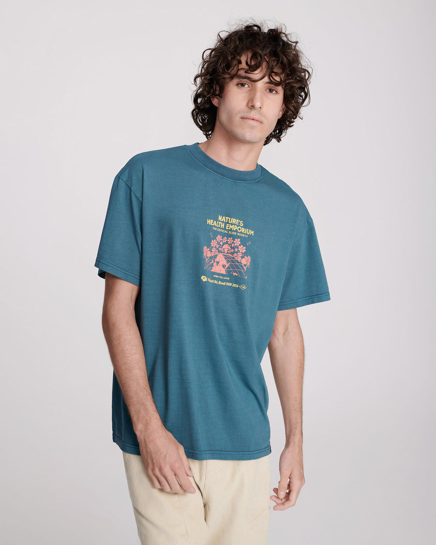 EMPORIUM TEE - TEAL