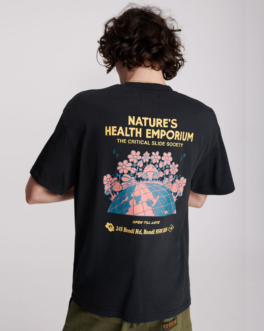 EMPORIUM TEE - VINTAGE BLACK