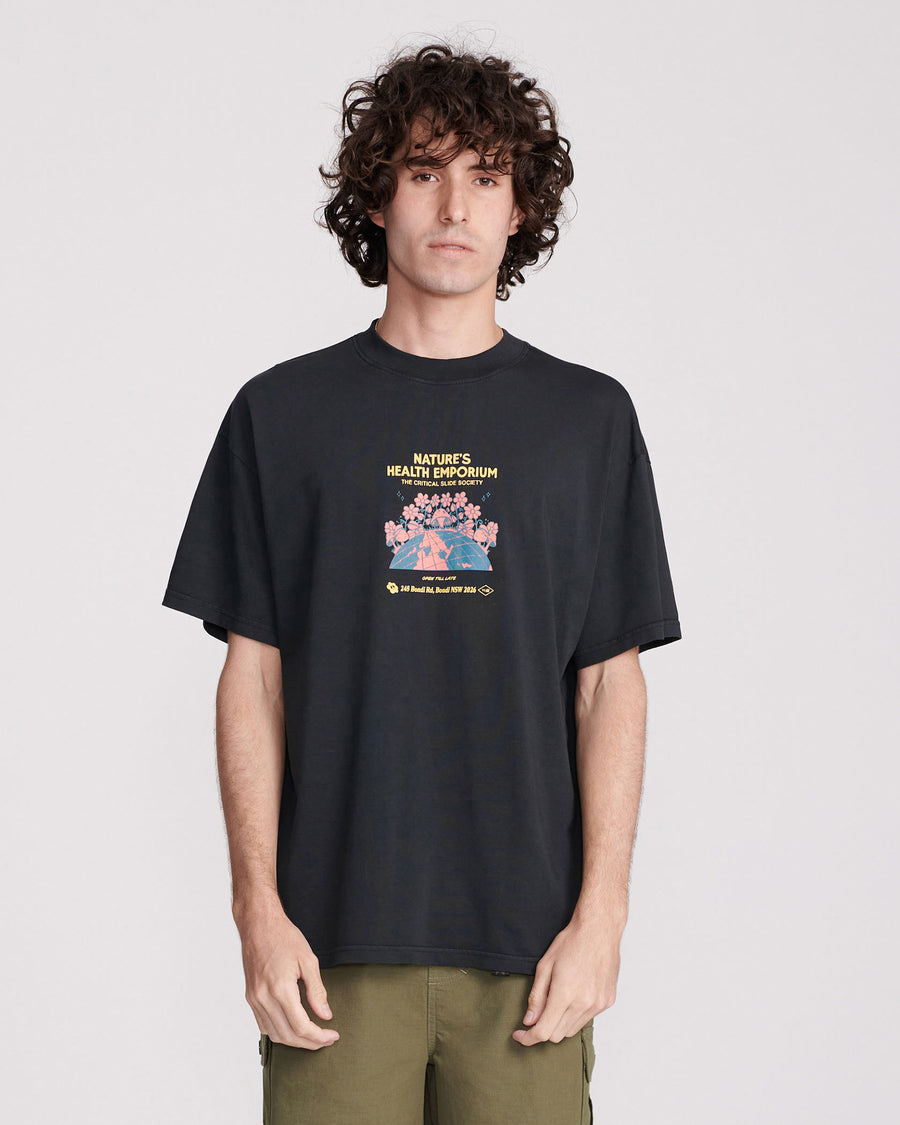 EMPORIUM TEE - VINTAGE BLACK
