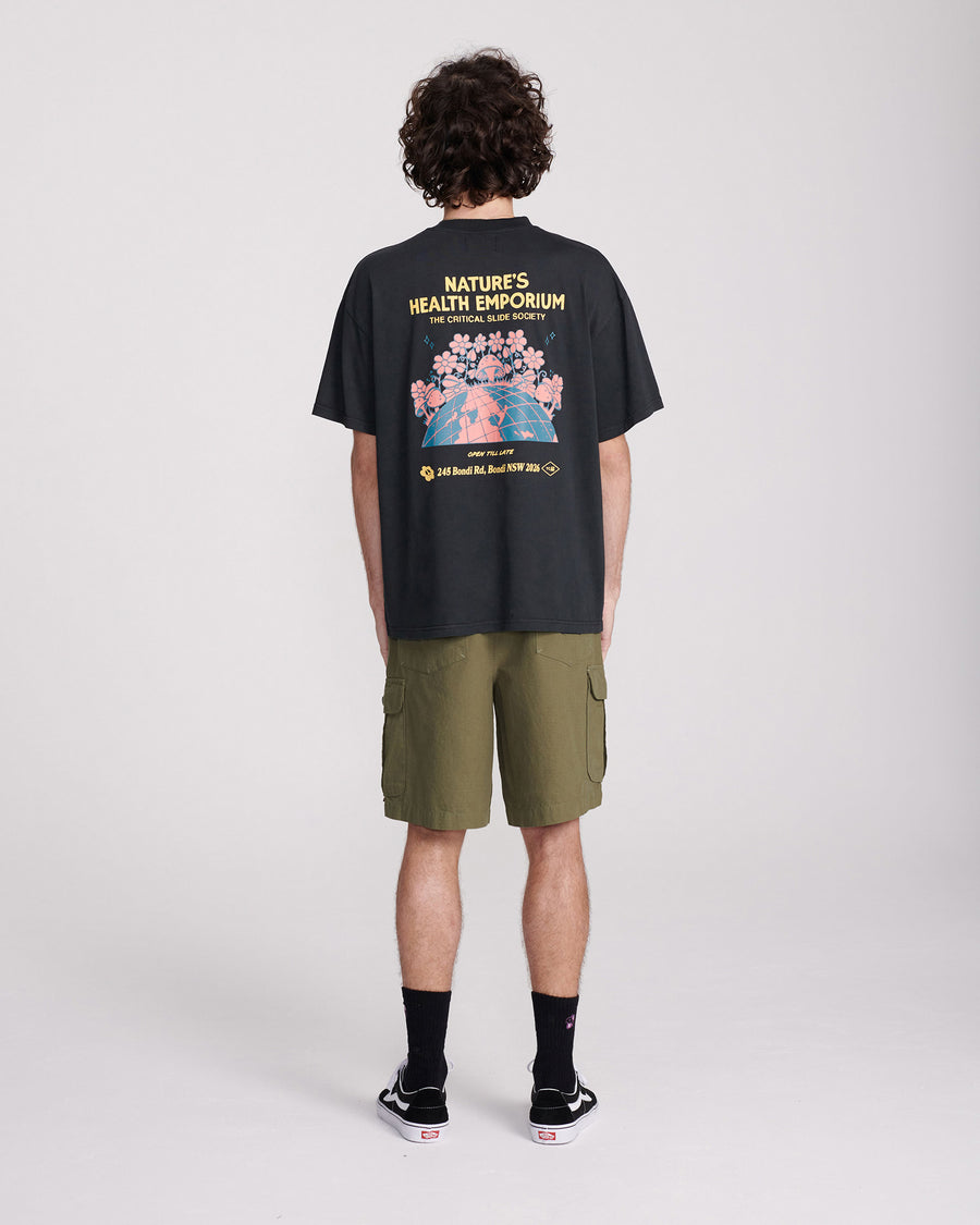 EMPORIUM TEE - VINTAGE BLACK
