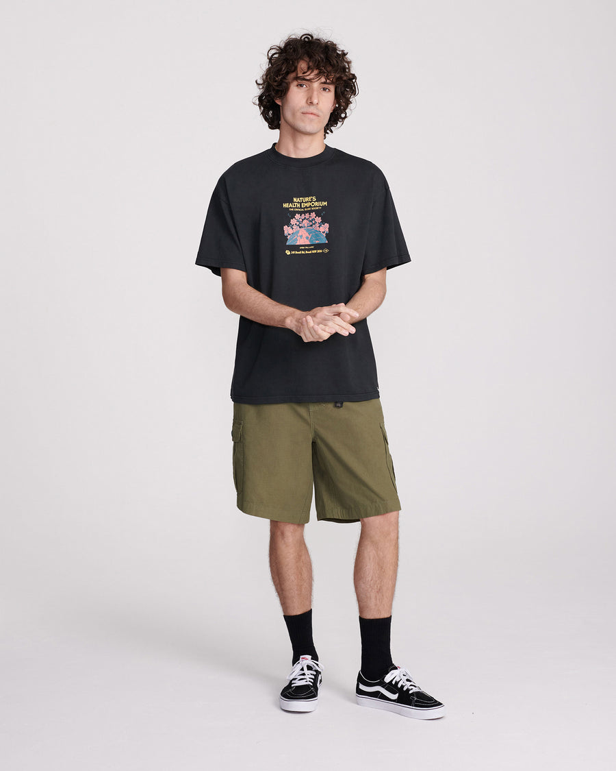 EMPORIUM TEE - VINTAGE BLACK