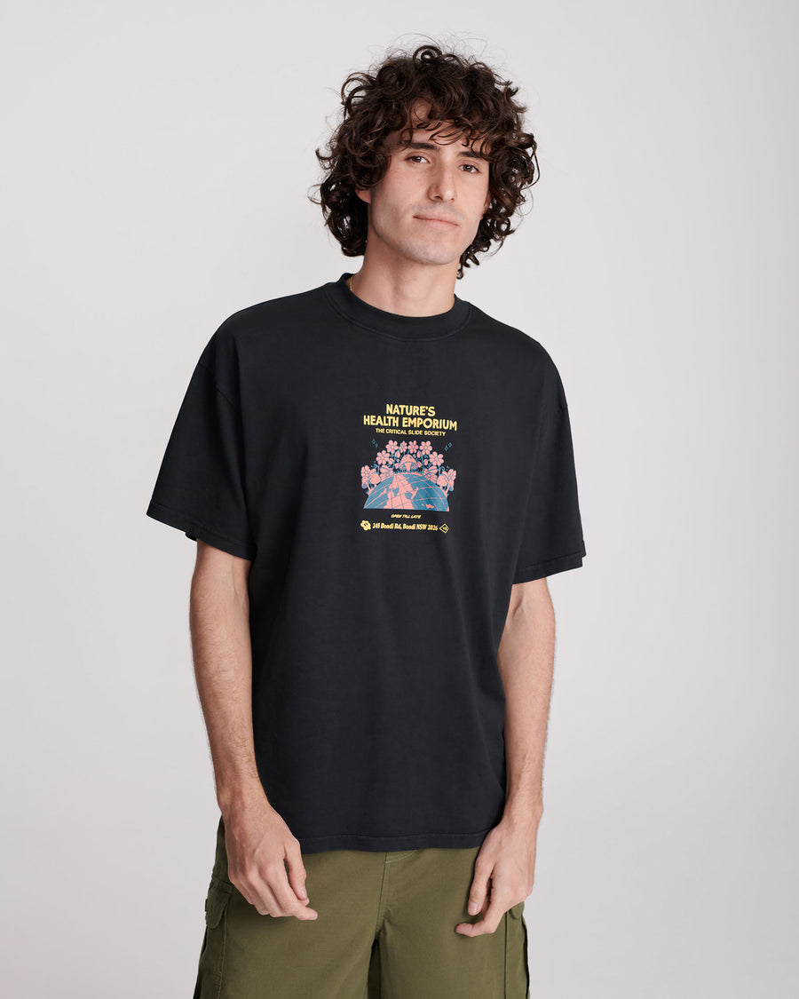 EMPORIUM TEE - VINTAGE BLACK