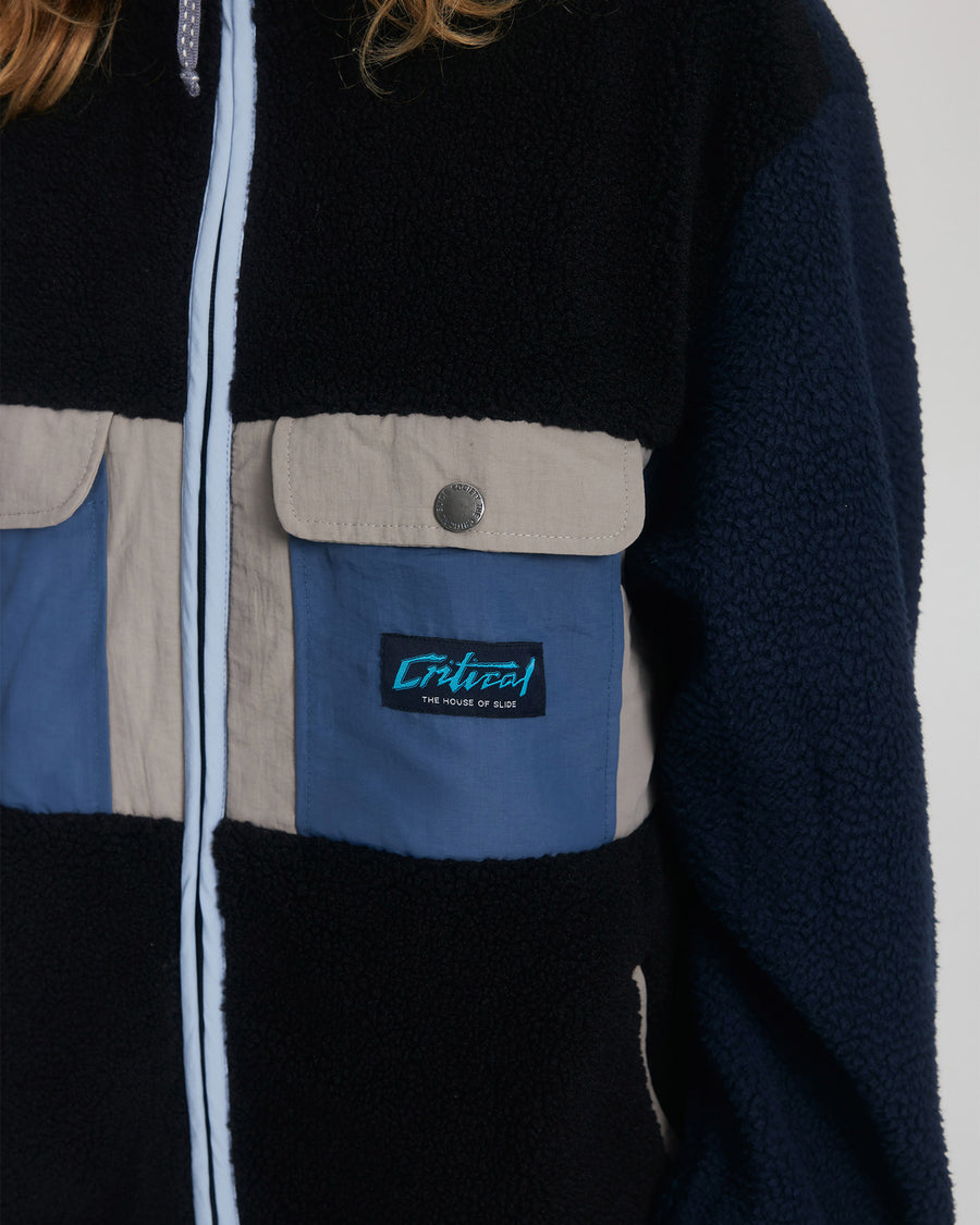 Dune Polar Fleece Jacket - Black