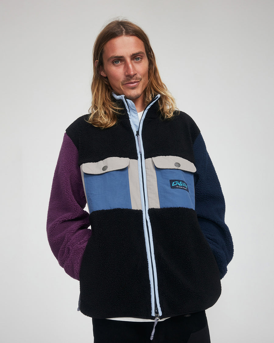 Dune Polar Fleece Jacket - Black