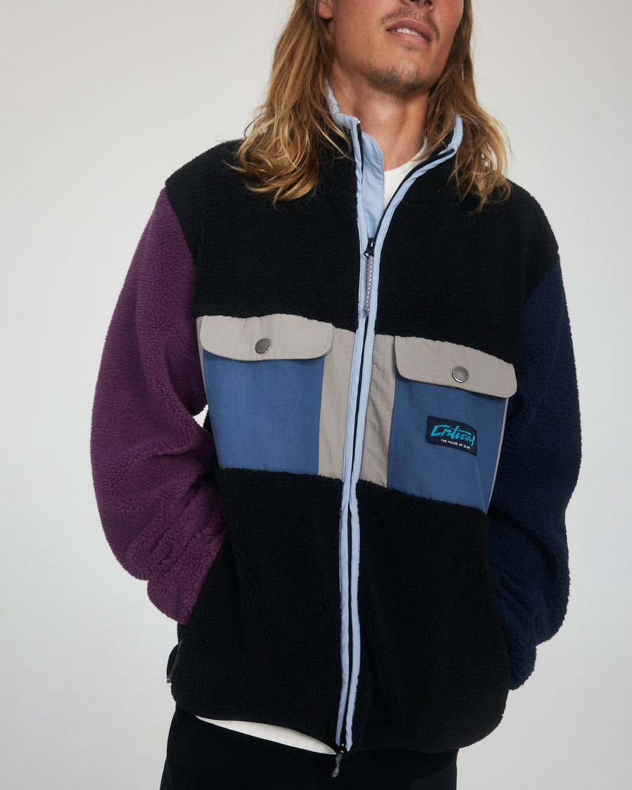 Dune Polar Fleece Jacket - Black