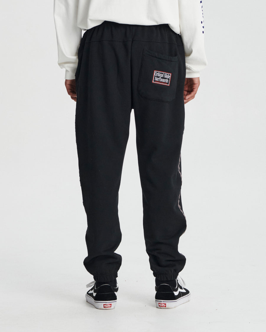 Offset Tape Trackie - Vintage Black