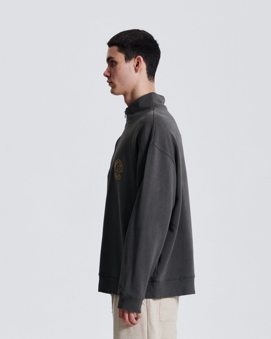 Bloom 1/4 Zip Fleece - Ashphalt
