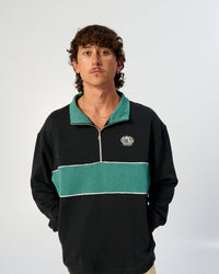 Y2K Quarter Zip - Vintage Black – The Critical Slide Society