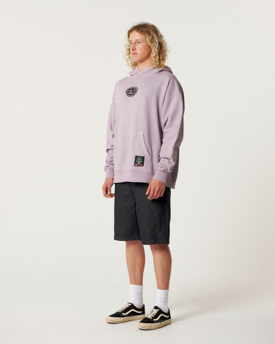 Buzzed Hoodie - Washed Purple