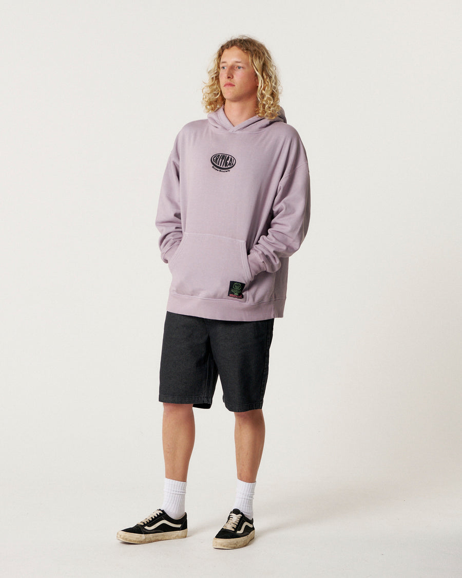 Buzzed Hoodie - Washed Purple