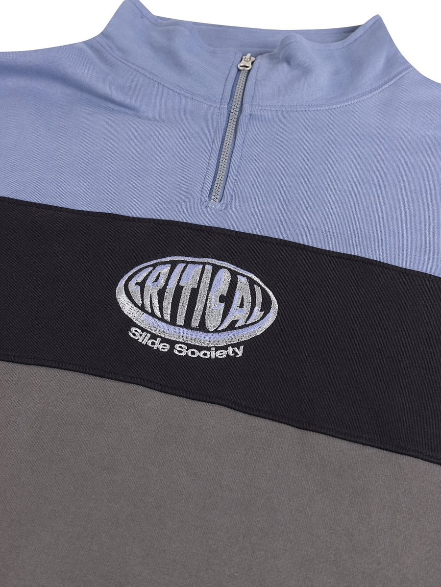 Buzzed 1/4 Zip Fleece - Blue